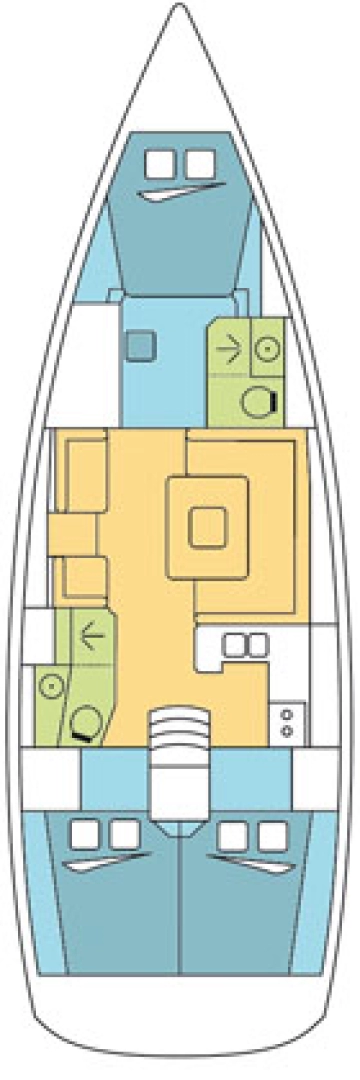 Bootverhuur Raiatea Island goedkoop Sun Odyssey 439