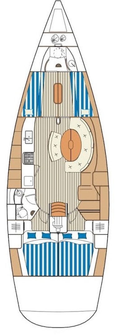 Huur Zeilboot met of zonder schipper Bénéteau in Betina