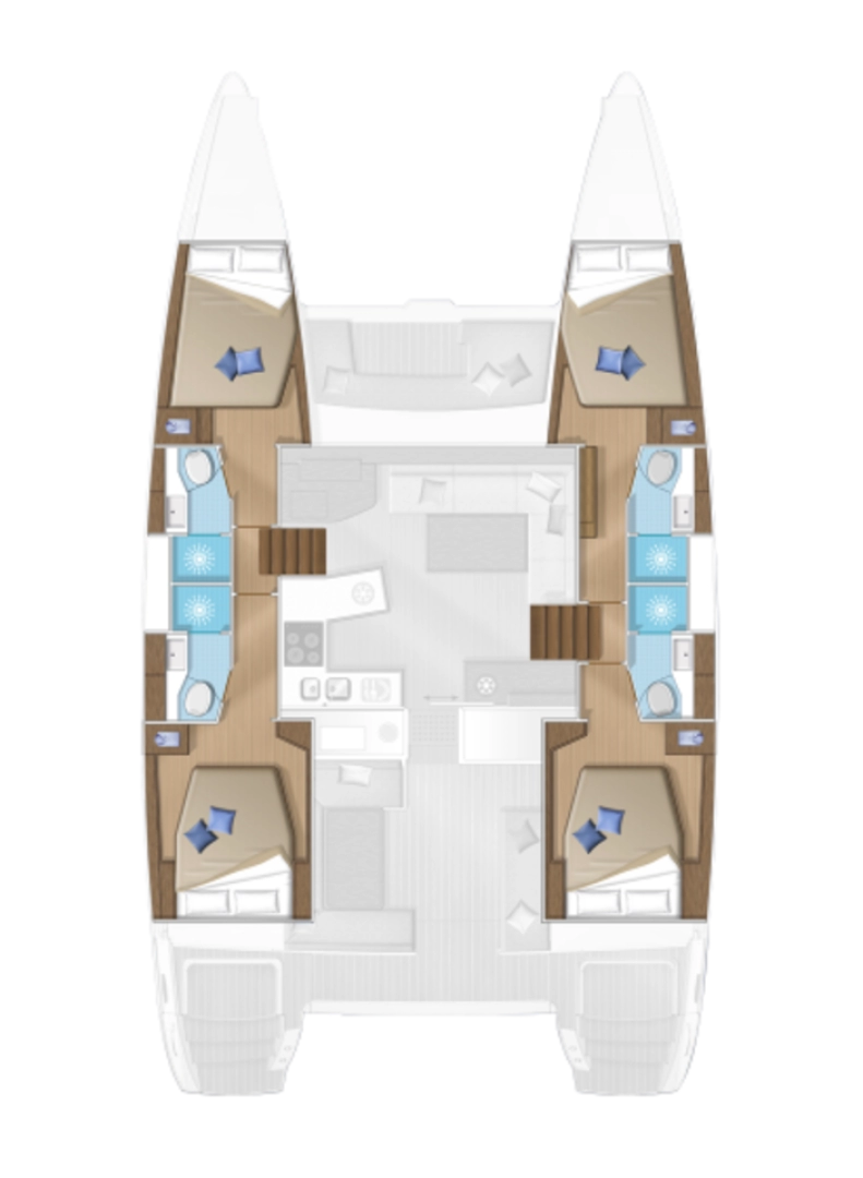 Catamaran te huur in Mykonos (Island) voor de beste prijs