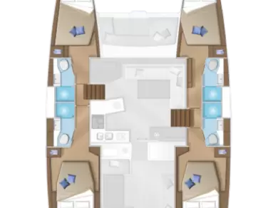 Catamaran te huur in Mykonos (Island) voor de beste prijs