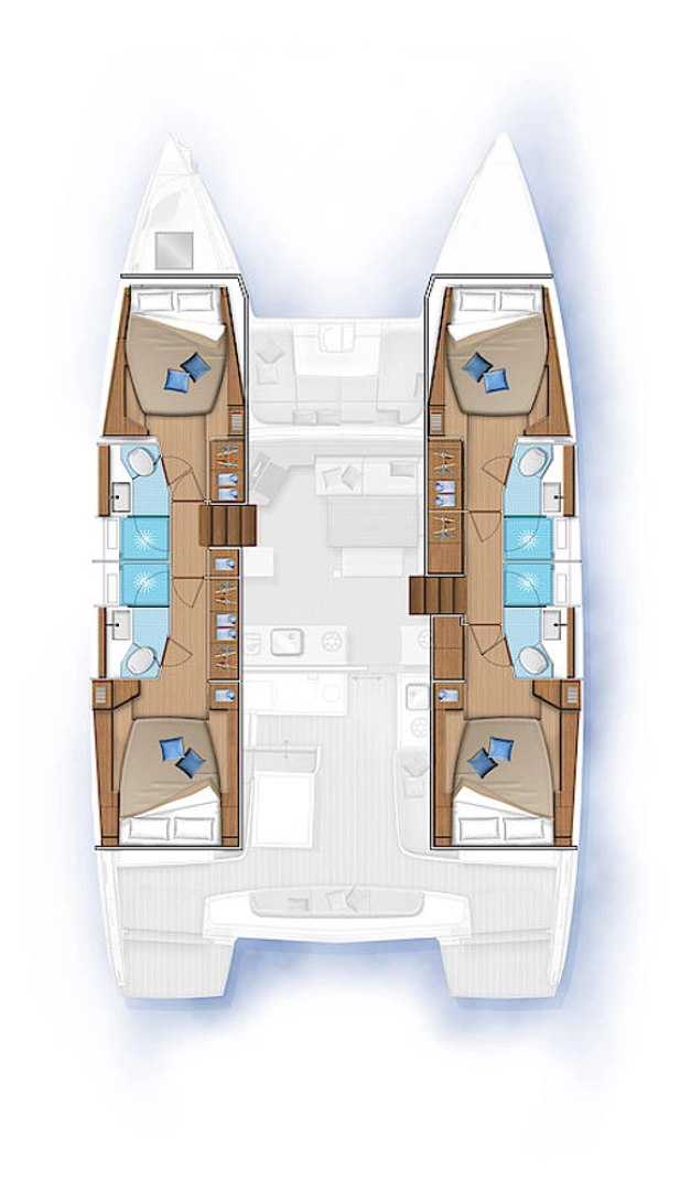 Huur Catamaran met of zonder schipper Lagoon in Sukošan