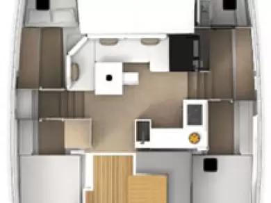 Verhuur Catamaran Aventura met vaarbewijs