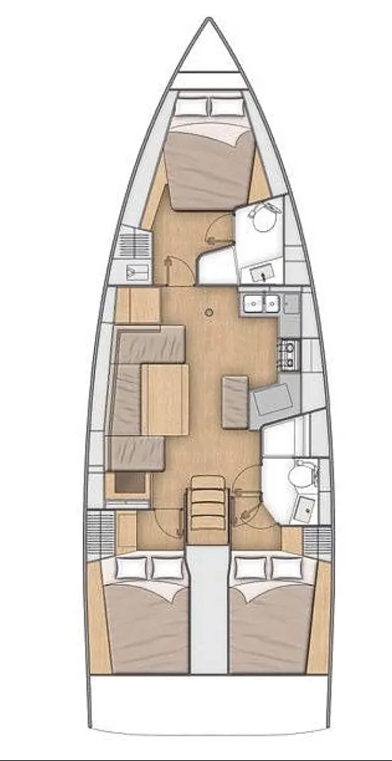 Bootverhuur Zadar goedkoop Oceanis 40.1