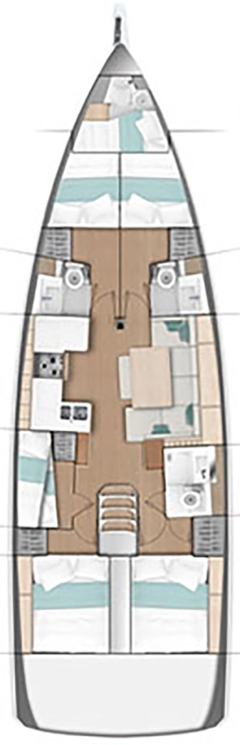 Jeanneau Sun Odyssey 490 te huur van particulier of professional in Portisco
