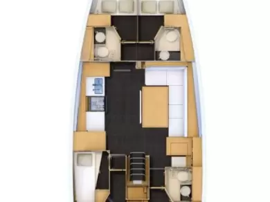 Verhuur Zeilboot in Benítses - Jeanneau Jeanneau 54