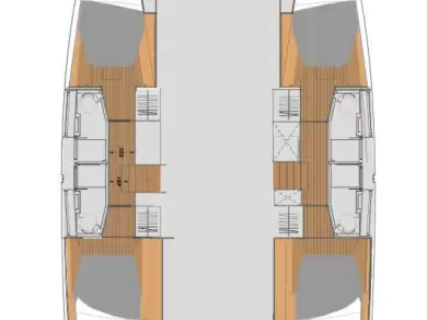 Verhuur Catamaran in Road Town - Fountaine Pajot Elba 45
