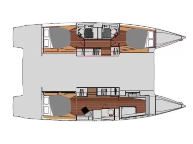 Verhuur Catamaran Fountaine Pajot met vaarbewijs