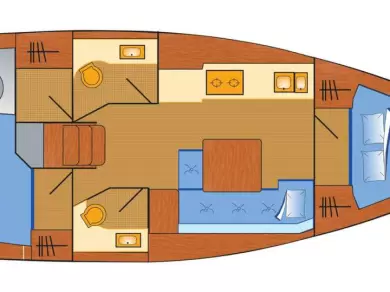 Jachthuur in Barth - Dufour Dufour 382 Grand Large via SamBoat