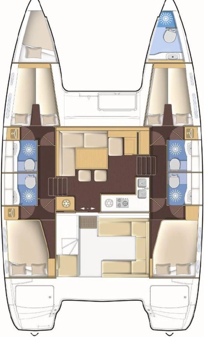 Lagoon Lagoon 400 S2 te huur van particulier of professional in Lefkáda