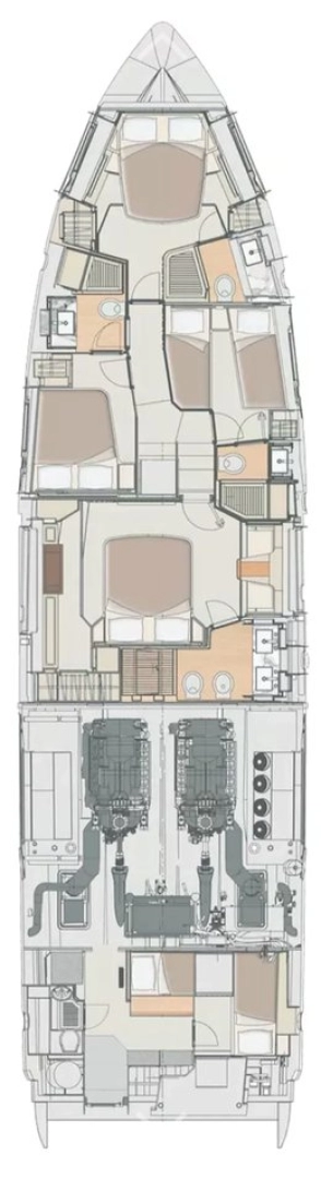 Huur een Azimut Azimut 72 Fly in Seget Donji