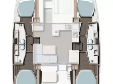 Bootverhuur Procida goedkoop Leopard 42 - 4 cab.