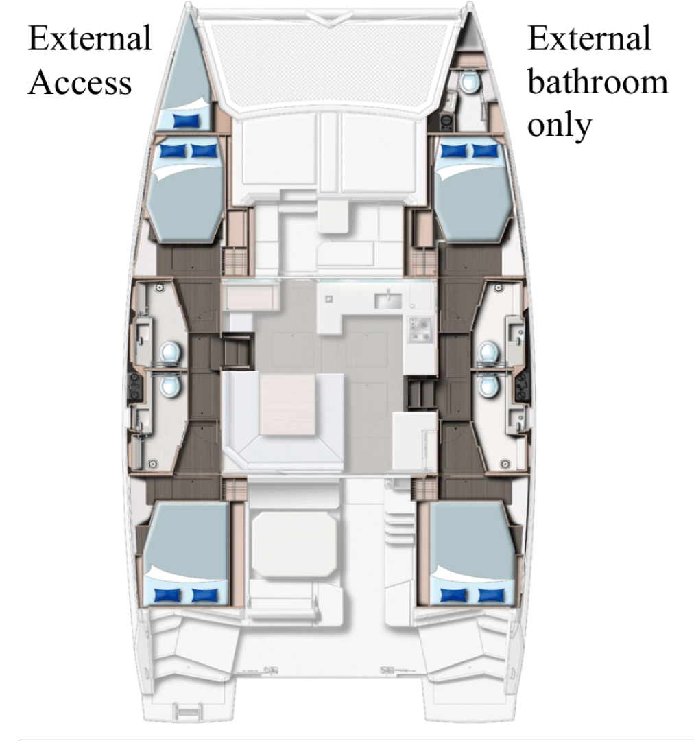 Leopard Catamarans / Robertson & Caine Leopard 45 te huur van particulier of professional in Procida