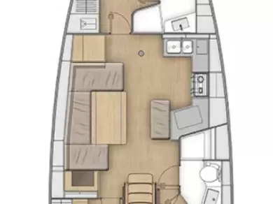 Huur een Bénéteau Oceanis 40.1 in Pomer