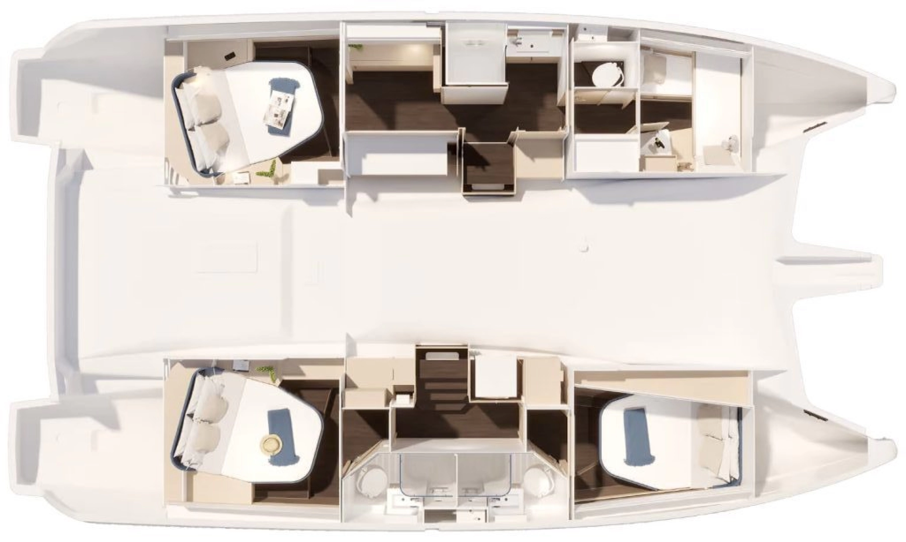 Bootverhuur Road Town goedkoop Fountaine Pajot FP 44 Maestro - 3 cab.