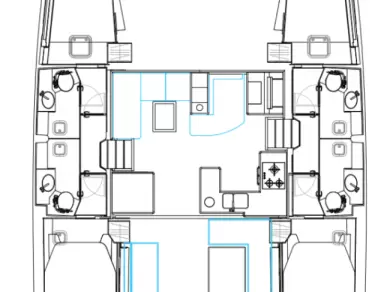 Verhuur Catamaran Nautitech met vaarbewijs