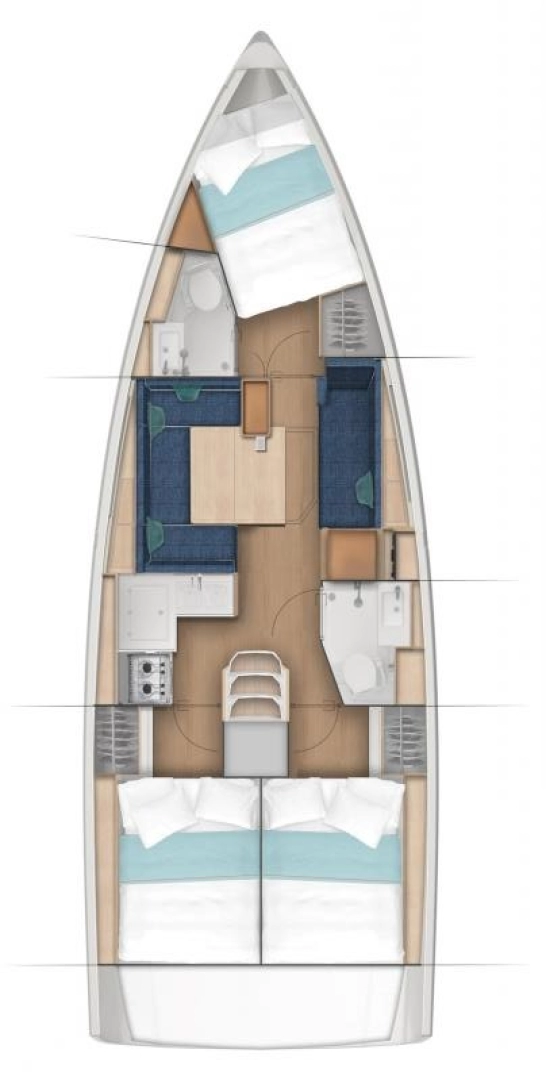 Verhuur Zeilboot in Road Town - Jeanneau Sun Odyssey 380