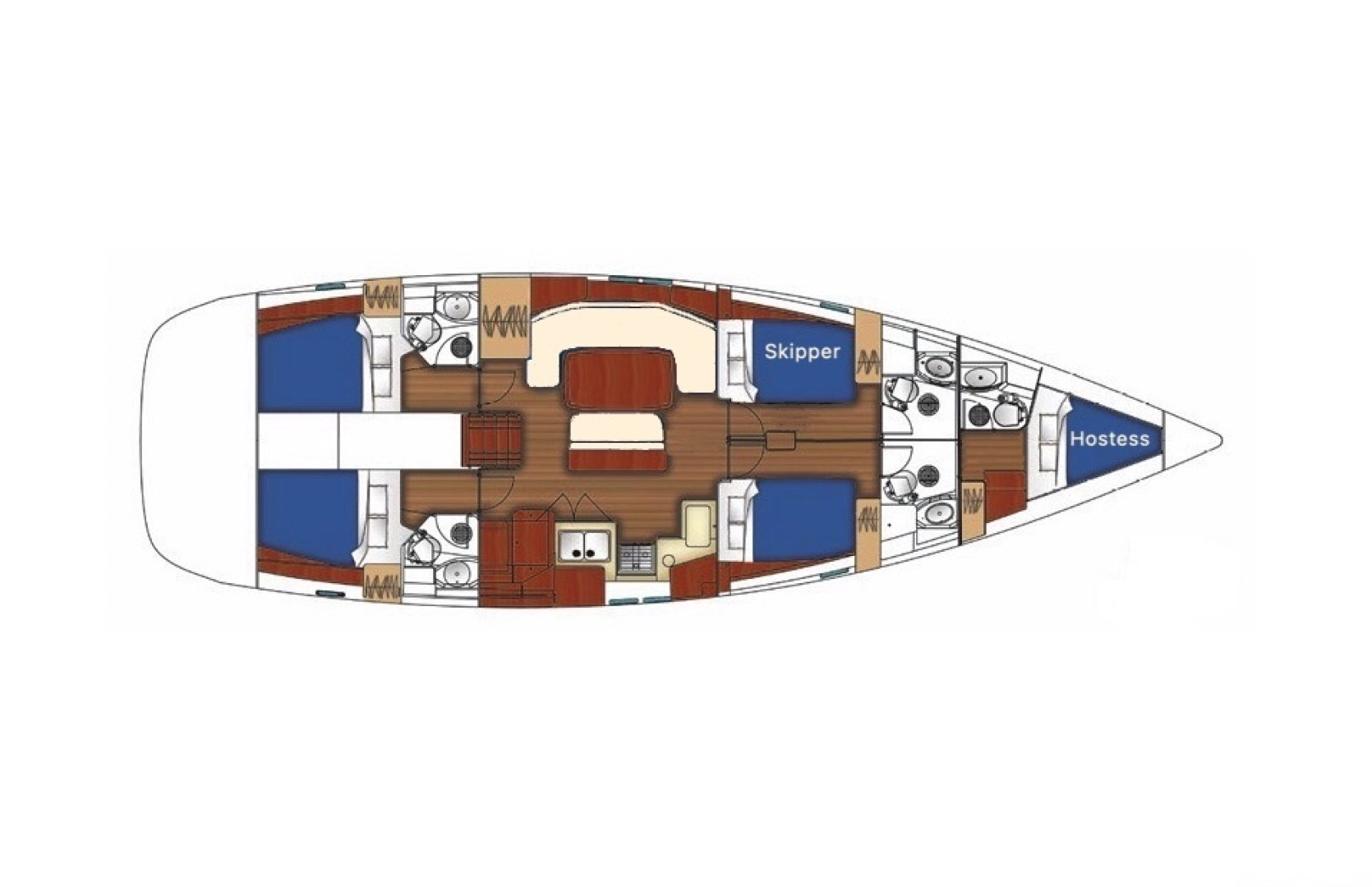 Verhuur Zeilboot in Golfo Aranci - Bénéteau Oceanis 523 Clipper