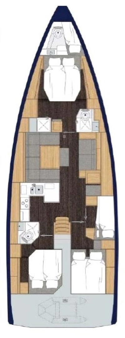 Verhuur Zeilboot in Pula - Bavaria Bavaria C50 Style