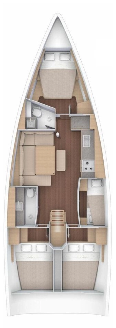 Verhuur Zeilboot in Murter-Kornati - Dufour Dufour 430