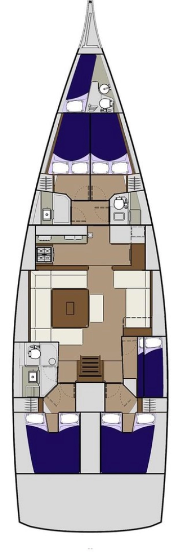 Bootverhuur Dufour Dufour 560 Grand Large in Gouviá via SamBoat