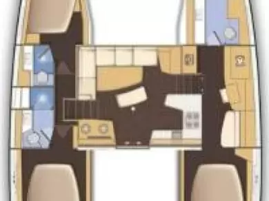 Verhuur Catamaran Lagoon met vaarbewijs