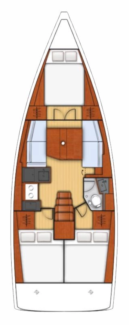 Bootverhuur Biograd na Moru goedkoop Oceanis 38.1