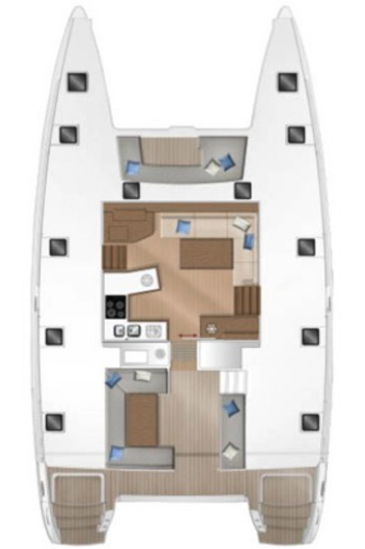 Huur Catamaran met of zonder schipper Lagoon in Sant Antoni de Portmany