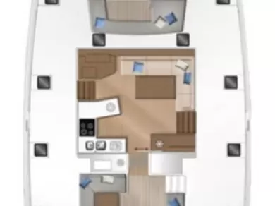 Huur Catamaran met of zonder schipper Lagoon in Sant Antoni de Portmany