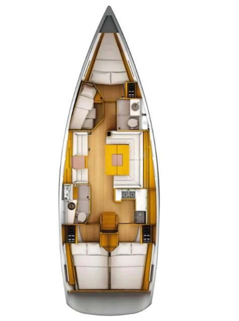 Verhuur Zeilboot in Sant Antoni de Portmany - Jeanneau Sun Odyssey 449