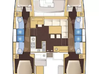 Verhuur Catamaran Lagoon met vaarbewijs