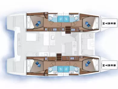 Huur Catamaran met of zonder schipper Lagoon in Road Town