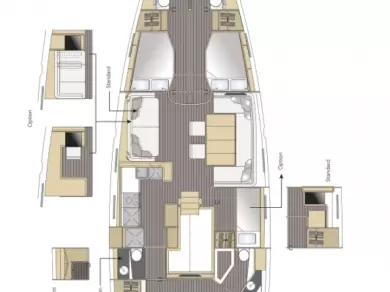 Huur Zeilboot met of zonder schipper Jeanneau in Pula
