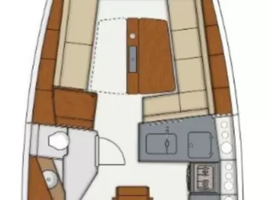 Jachthuur in Biograd na Moru - Hanse Hanse 345 via SamBoat