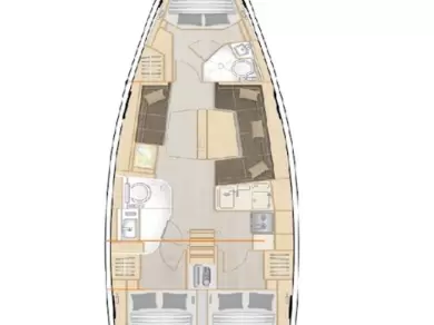 Verhuur Zeilboot Hanse met vaarbewijs