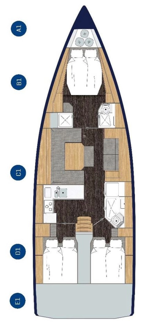 Bavaria Bavaria C45 te huur van particulier of professional in Zadar