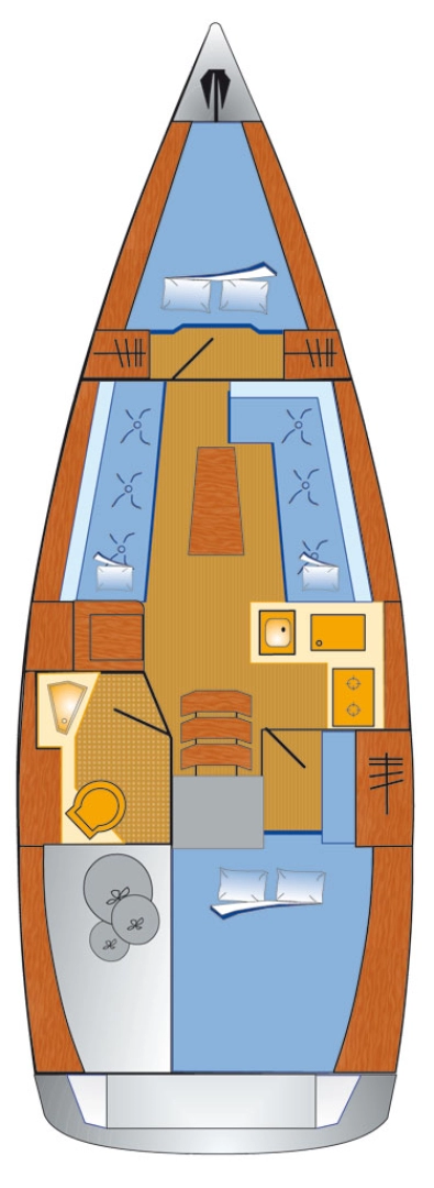Jachthuur in Rogoznica - Bavaria Cruiser 34 via SamBoat