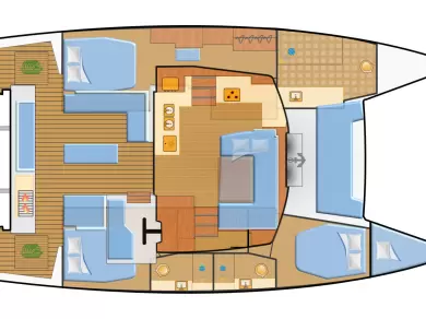Jachthuur in Rogoznica - Fountaine Pajot Elba 45 via SamBoat