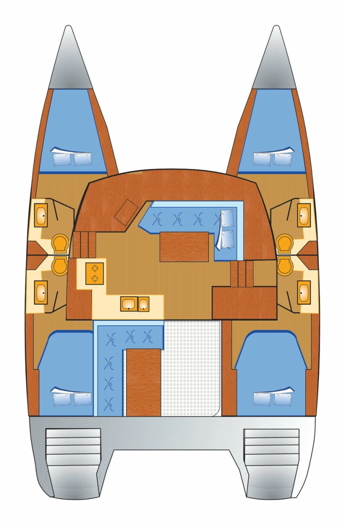 Huur Catamaran met of zonder schipper Fountaine Pajot in Rogoznica