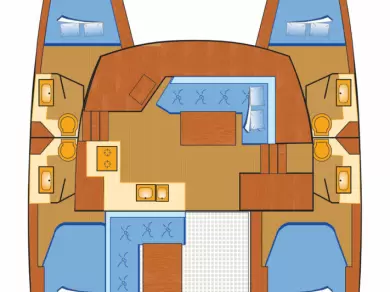 Huur Catamaran met of zonder schipper Fountaine Pajot in Rogoznica