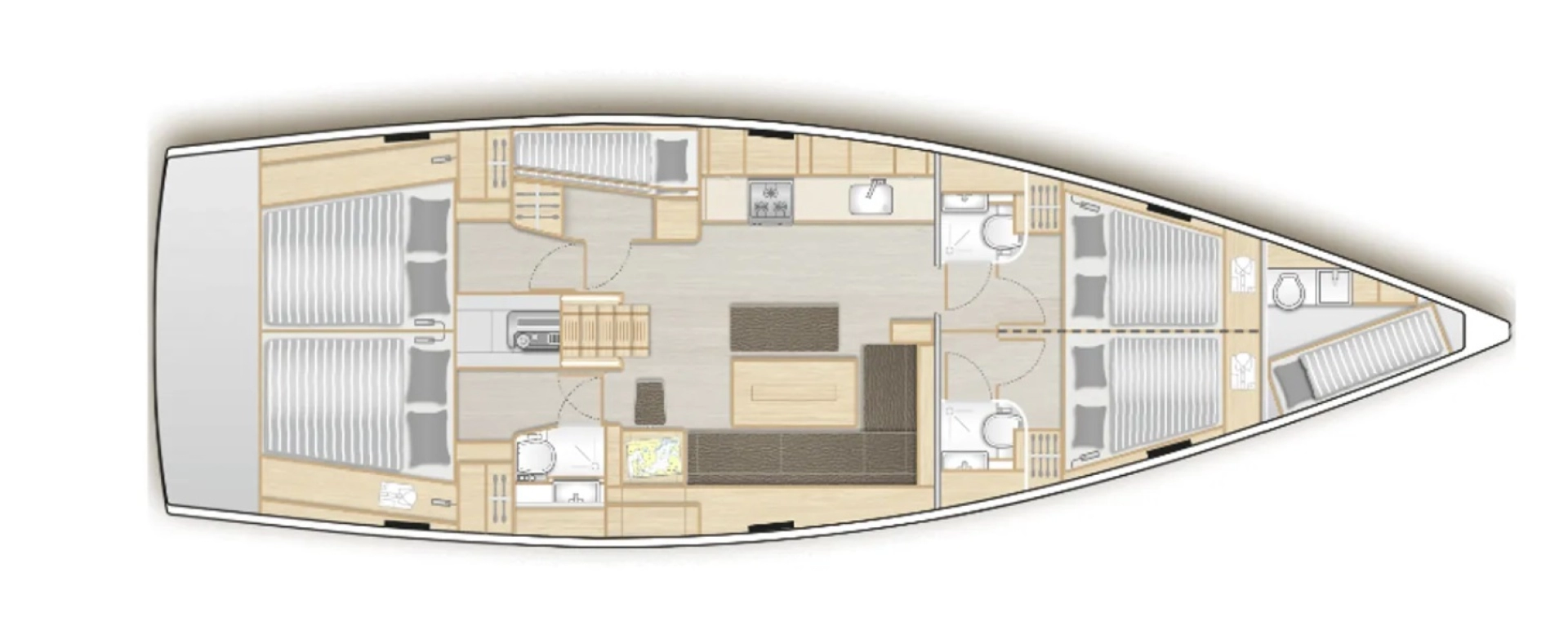 Huur Zeilboot met of zonder schipper Hanse in Lefkáda