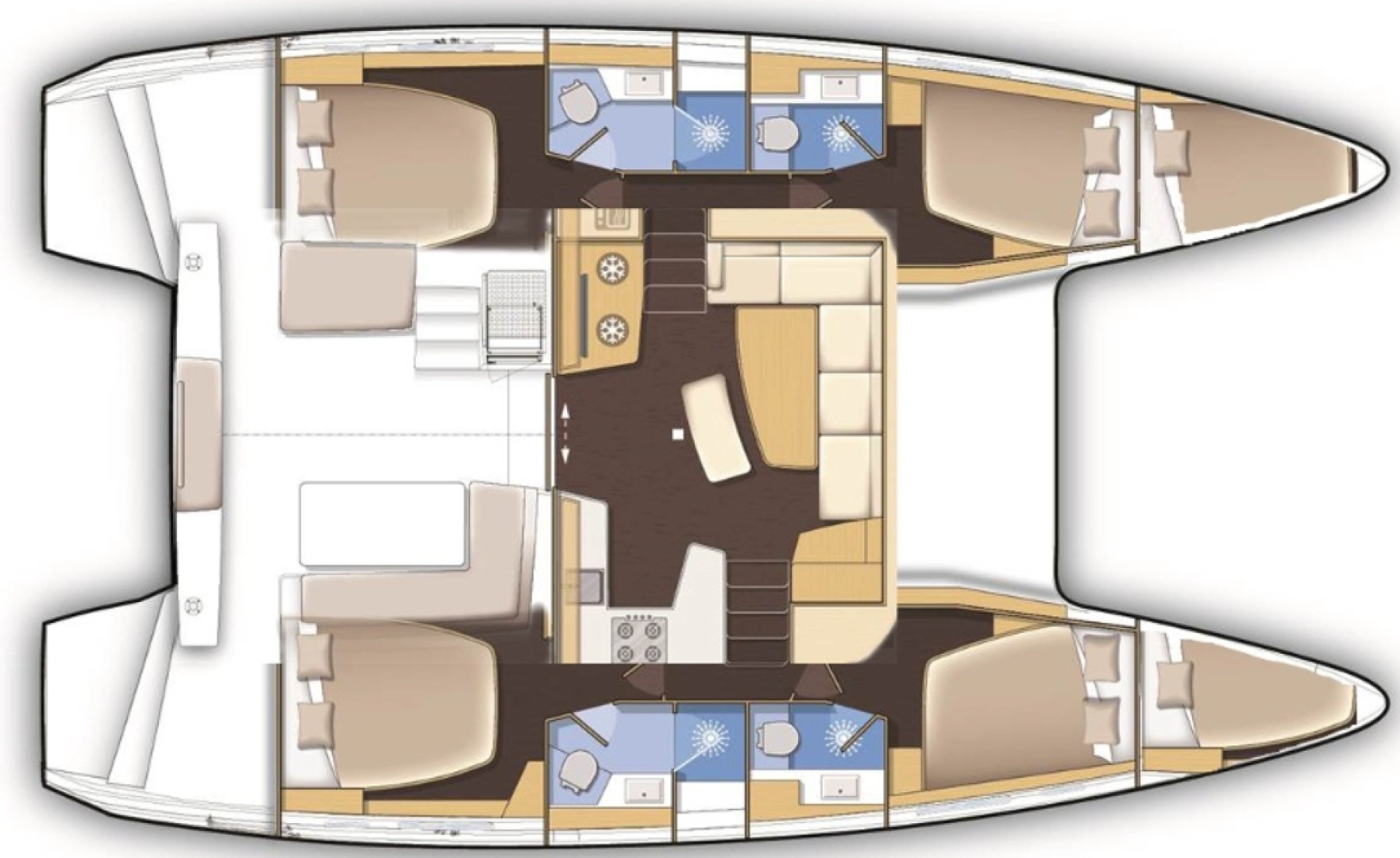 Bootverhuur Lefkáda goedkoop Lagoon 42