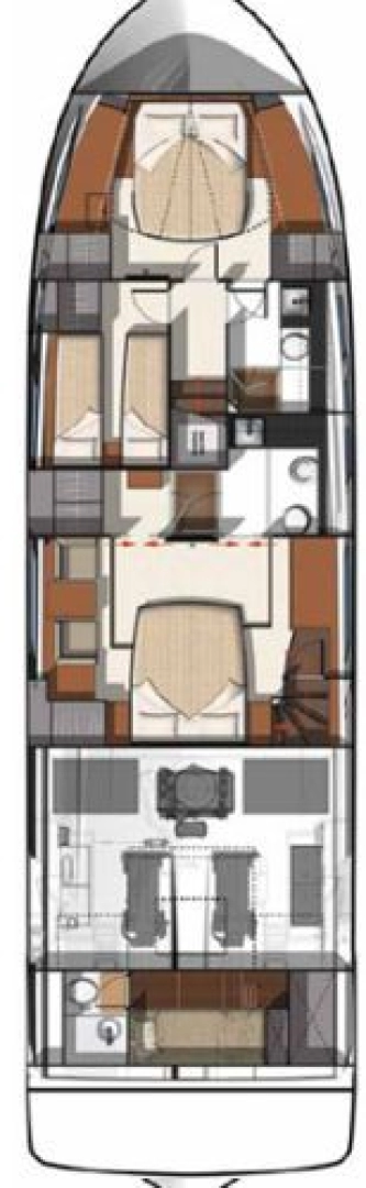 Huur een Prestige Yachts Prestige 550 Flybridge in Podstrana