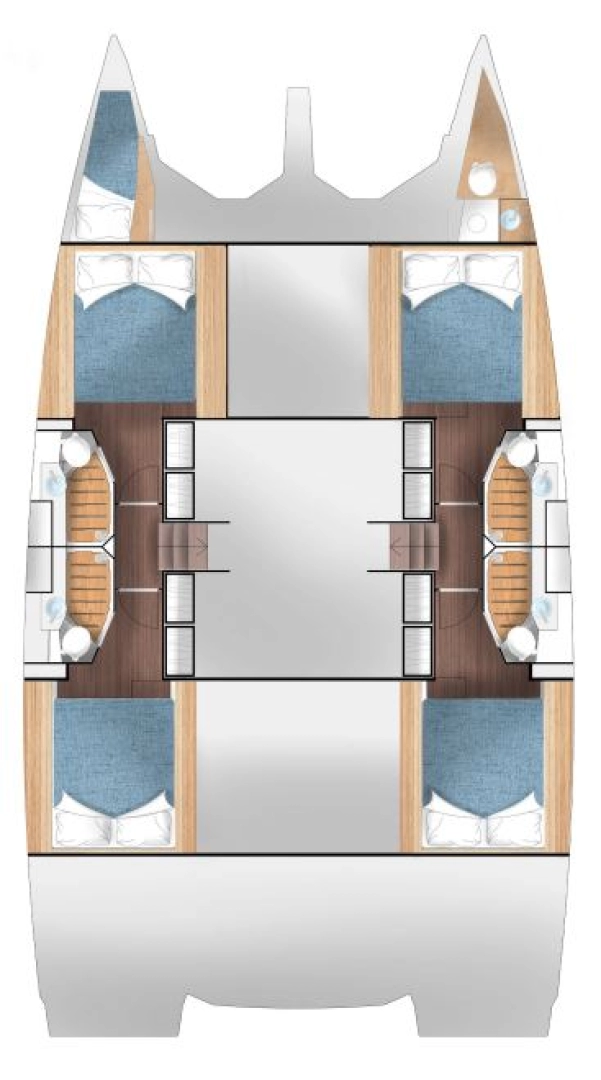 Verhuur Motorboot in Primošten - Cervetti Yachts Cervetti 44 Power - 4 + 1 cab.