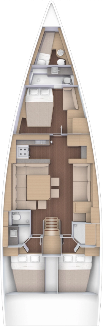 Huur Zeilboot met of zonder schipper Dufour in Primošten