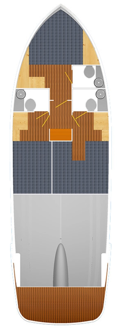 Bootverhuur Cobra Yachts Futura 40 Grand Horizon in Tribunj via SamBoat