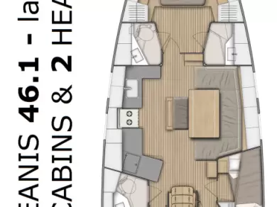 Bénéteau Oceanis 46.1 te huur van particulier of professional in Pomer