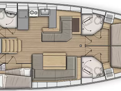 Jachthuur in Lefkáda - Bénéteau Oceanis 51.1 via SamBoat