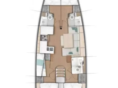 Jeanneau Sun Odyssey 490 te huur van particulier of professional in Sukošan