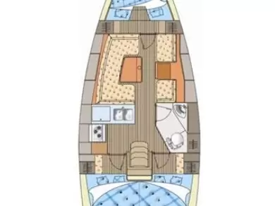 Huur een Elan Impression 344 in Jezera