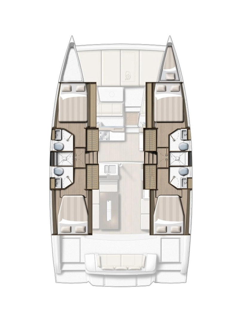 Verhuur Catamaran in Kaštela - Bali Bali 4.2